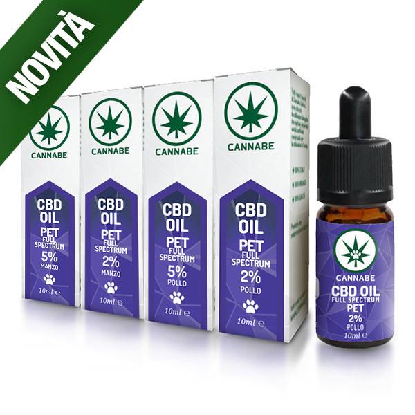 Olio CBD Pet, CBD Animali, Full Spectrum